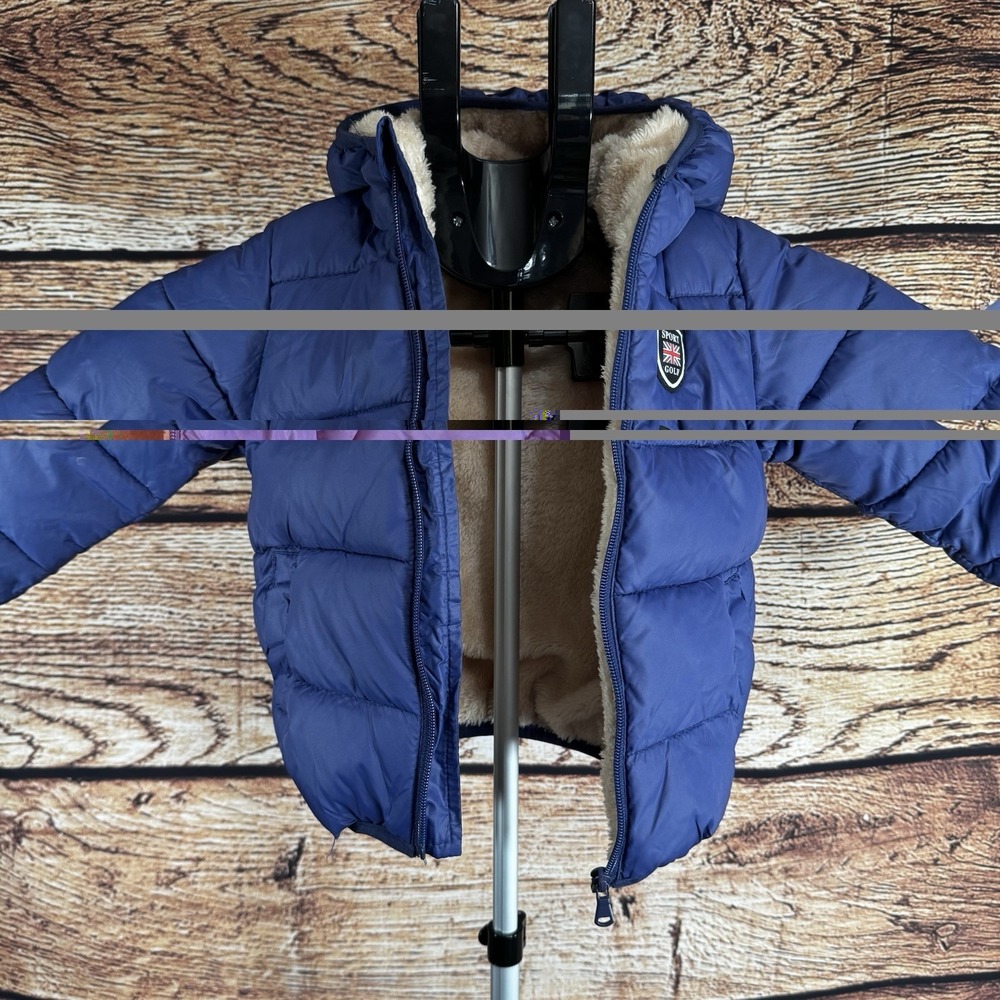 Toddler Sport Golf Blue Winter/Snow Puffer Jacket Size 2 T - Picture 4 of 8